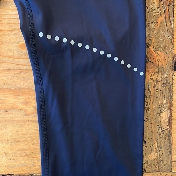 NWT Mountain Warehouse Time Trial Reflective Capri Legging Navy 8 - Picture 5 of 12